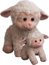 Lori's Mama & Baby Plush Lambs