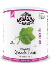Augason Farms® Dehydrated Spinach Flakes #10 Can