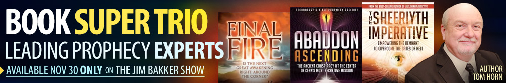 New Book Super Trio Pre-Sale Nov 30 only on The Jim Bakker Show